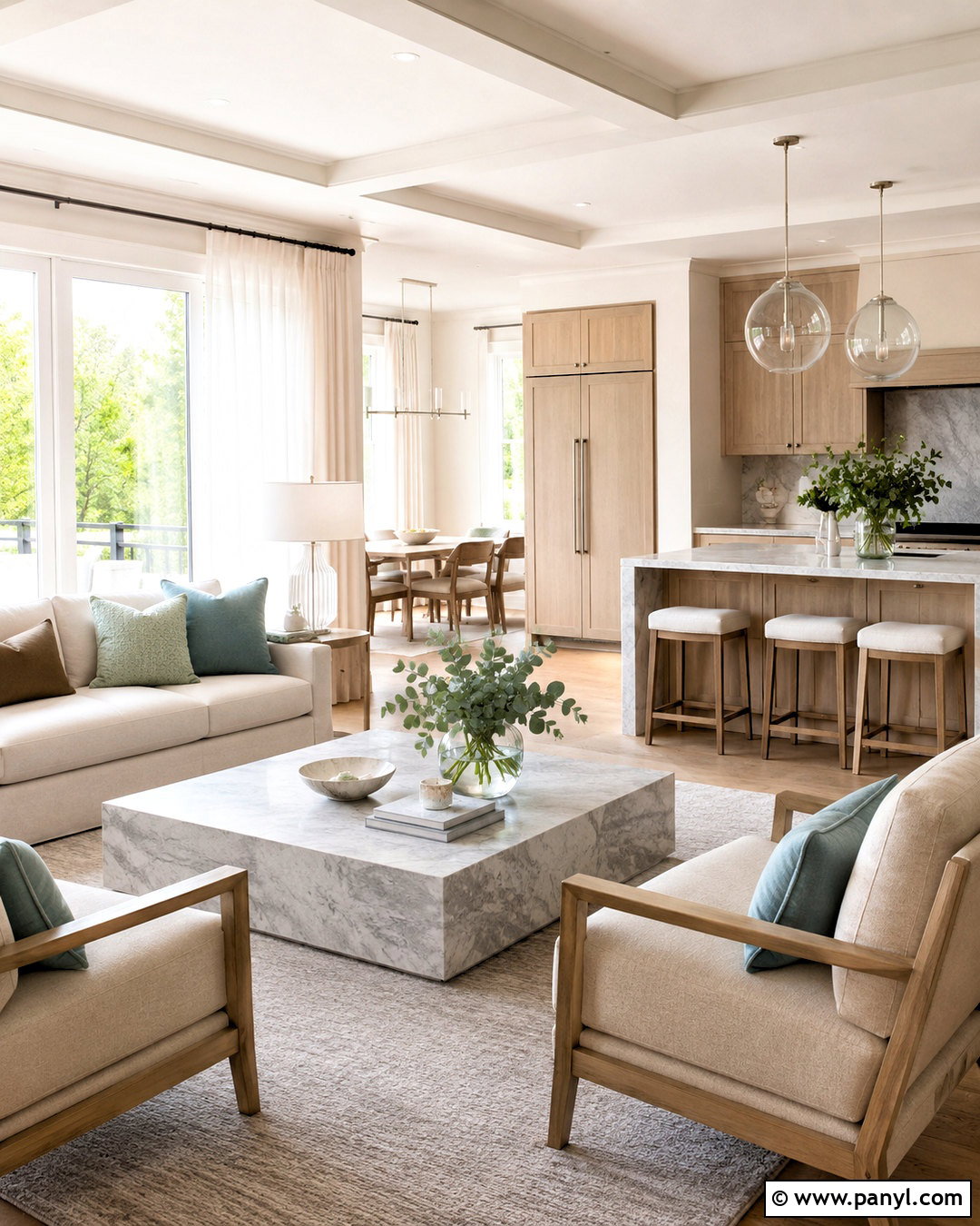 Bone White South-Facing Room - 20 bone white paint color ideas