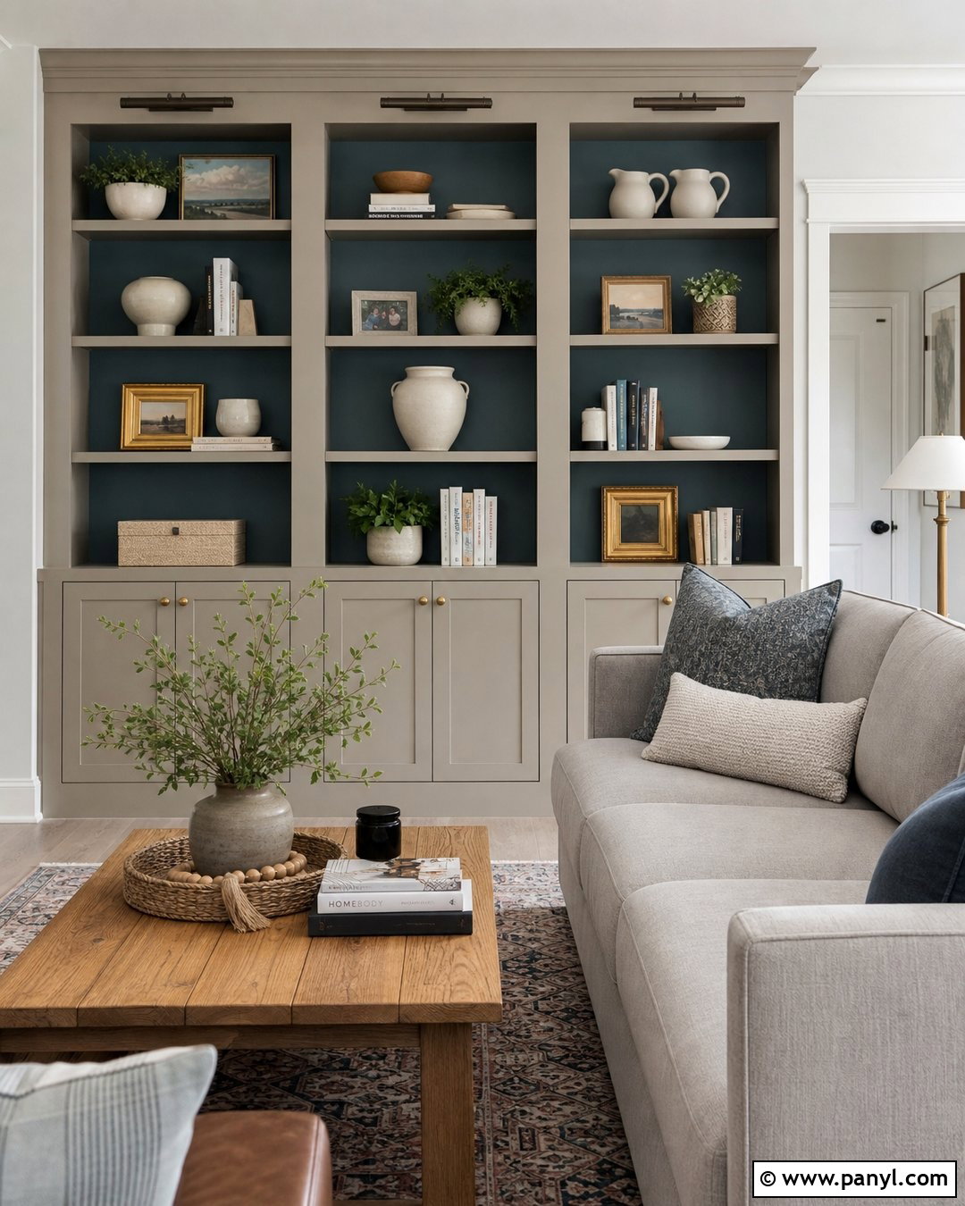 Bookcase Back Wall Paint - 35 decorative wall paint ideas
