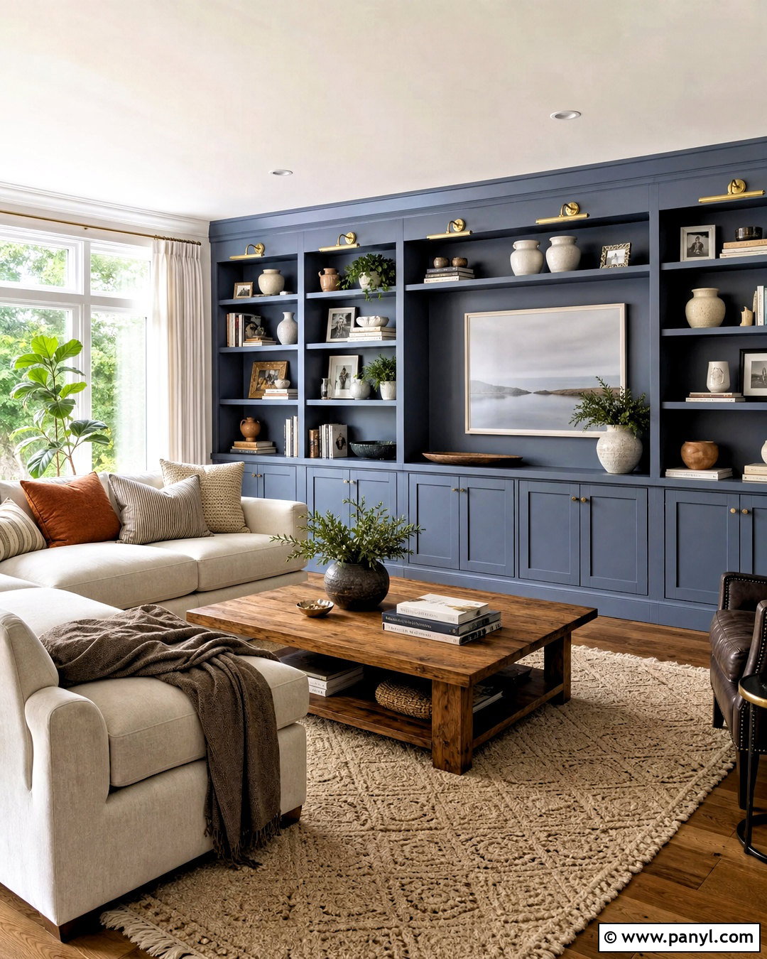 Boothbay Gray Built-In Bookcases - 20 boothbay gray benjamin moore ideas
