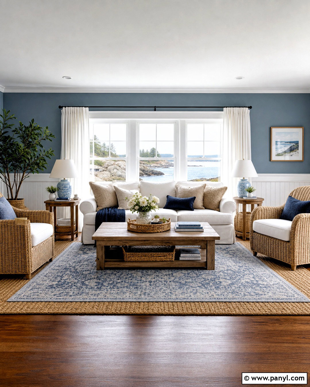 Boothbay Gray Coastal Living Room - 20 boothbay gray benjamin moore ideas
