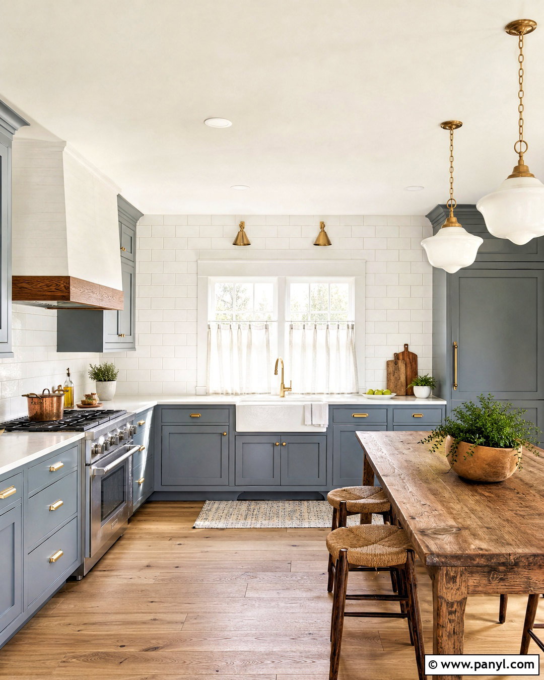 Boothbay Gray Farmhouse Kitchen - 20 boothbay gray benjamin moore ideas