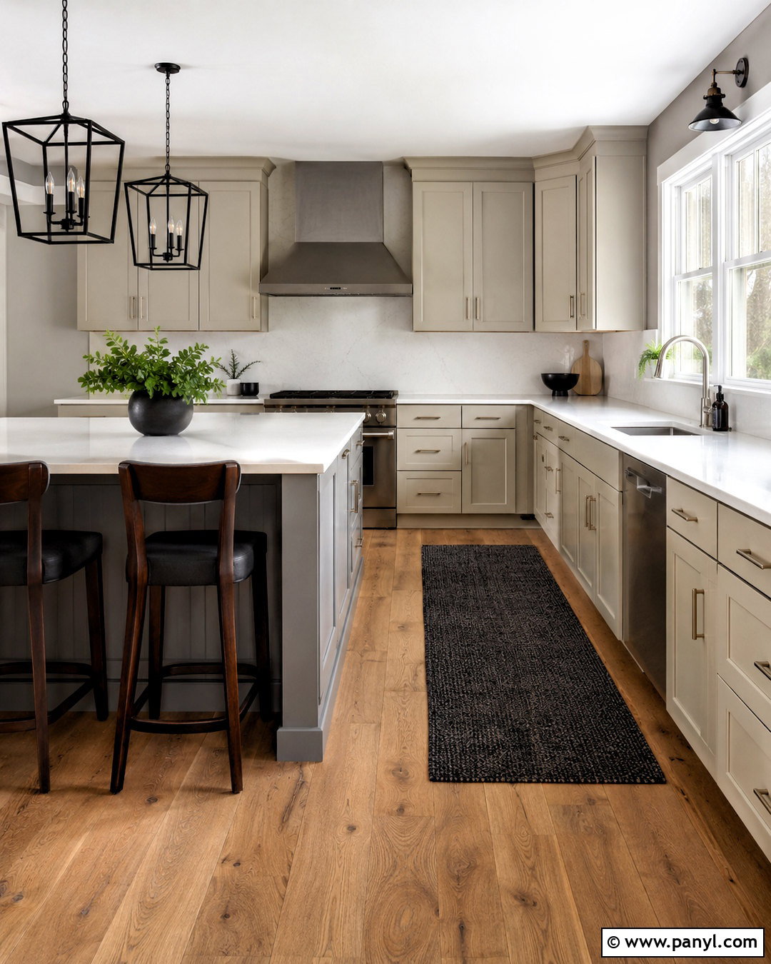 Boothbay Gray Walls With Revere Pewter Cabinets - 20 Wall Color For Revere Pewter Cabinets