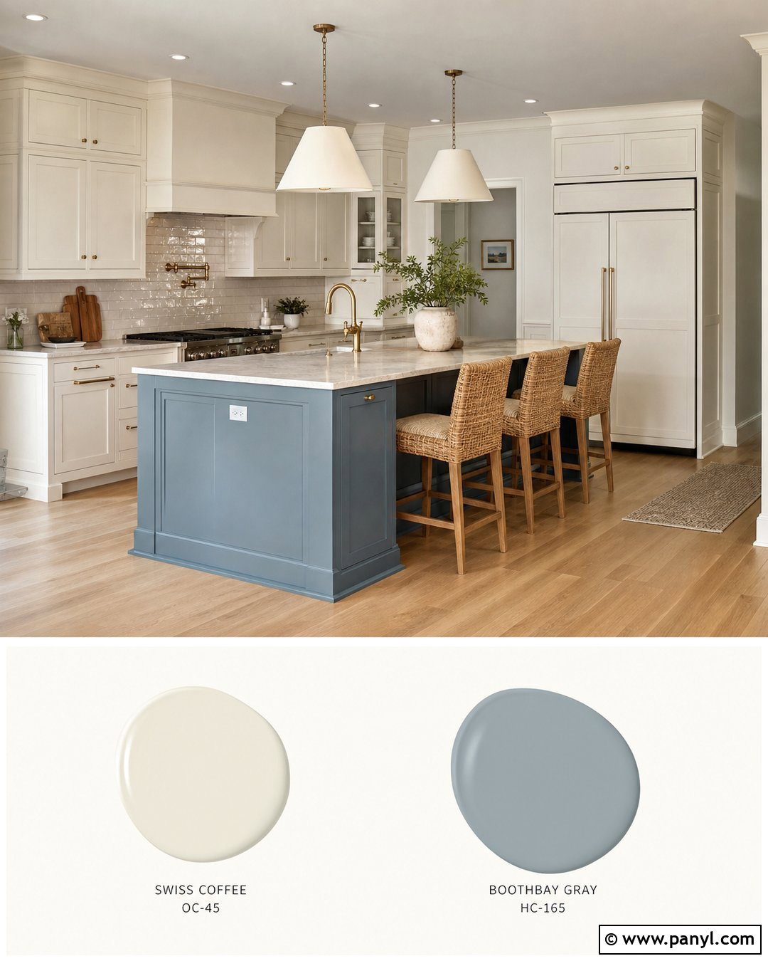 Boothbay Gray With Swiss Coffee - 45 swiss coffee coordinating colors
