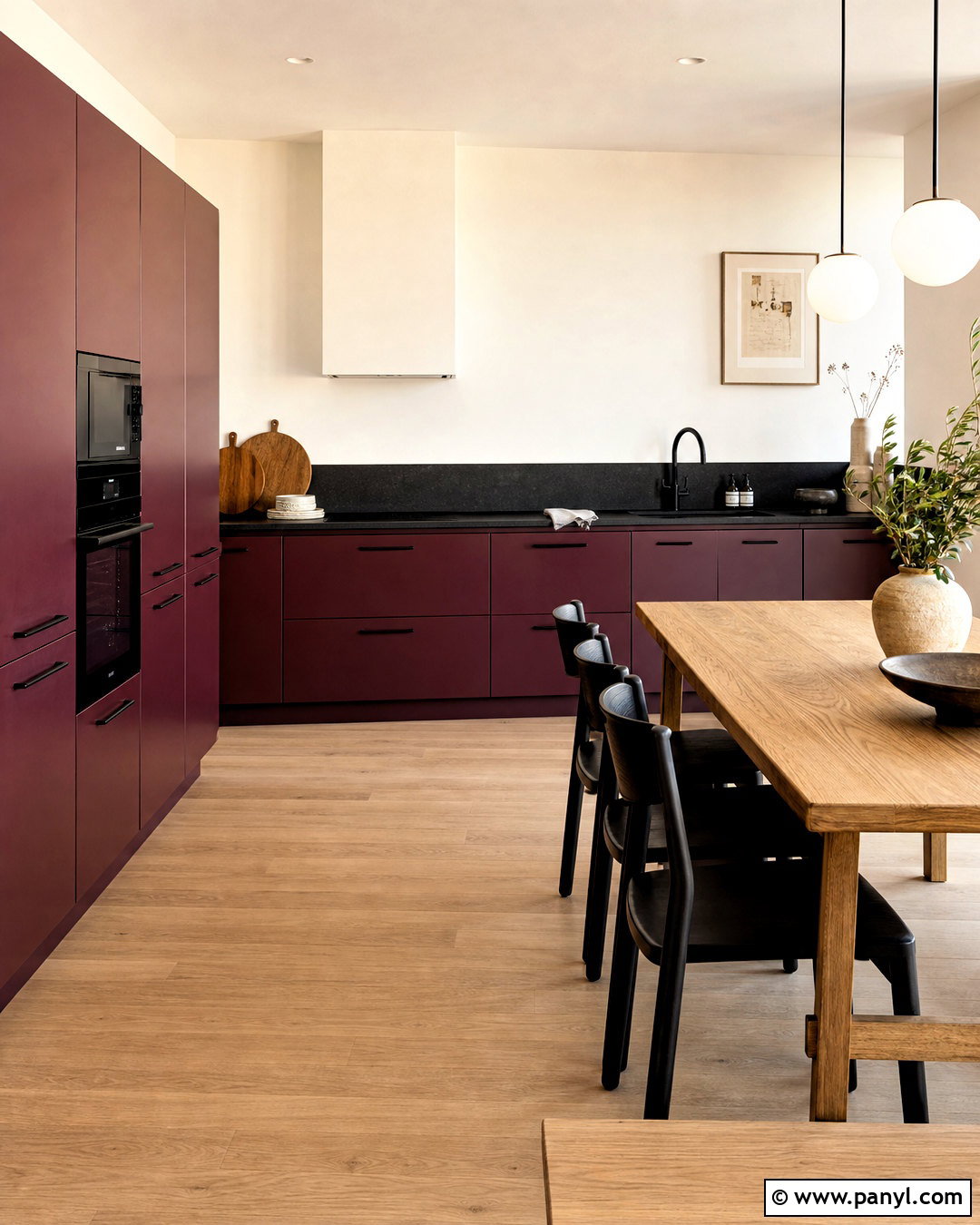 Bordeaux Kitchen With Black Countertops - 20 bordeaux kitchen ideas