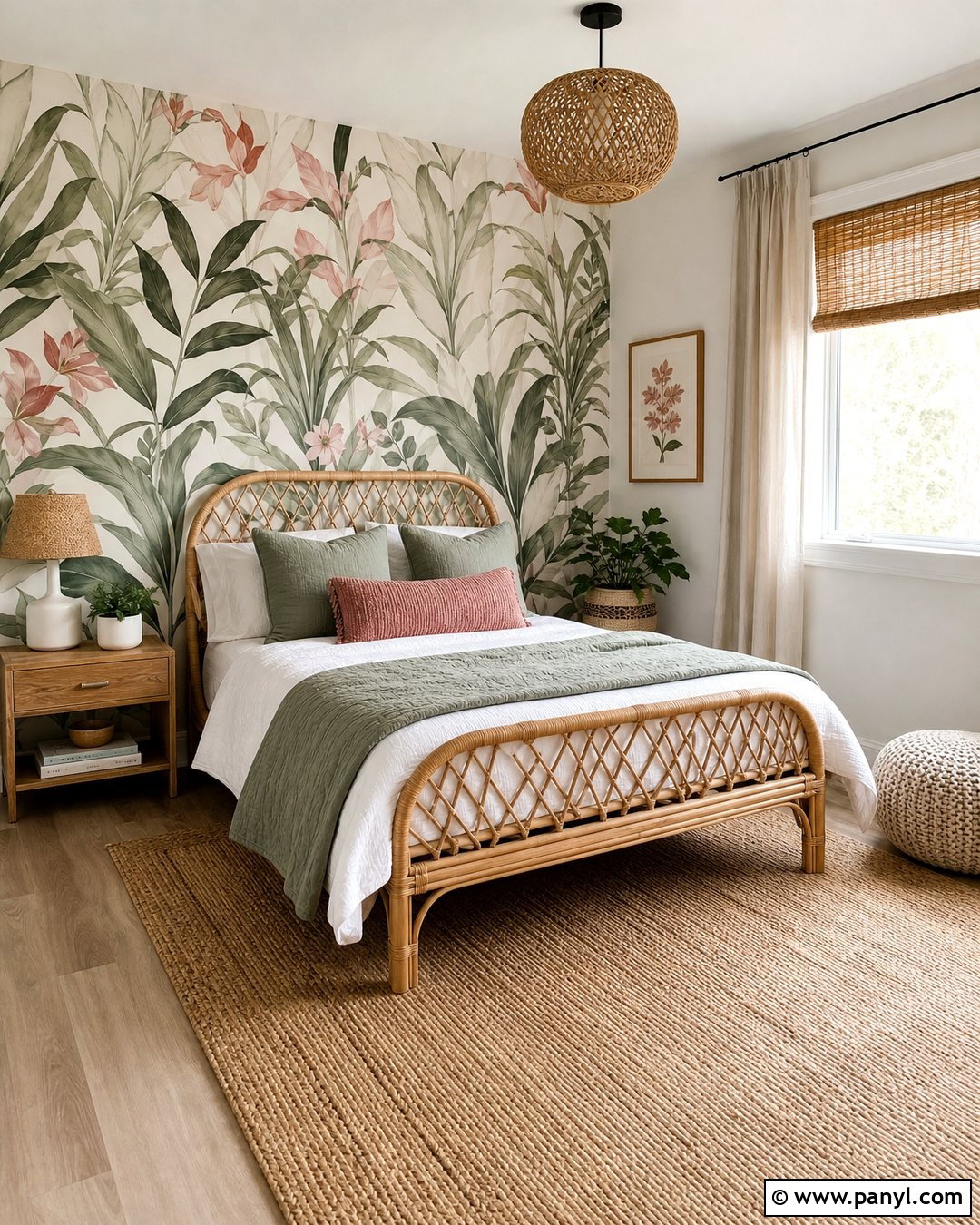 Botanical Girls Room Accent Wall - 25 Accent Wall For Girls Room Ideas