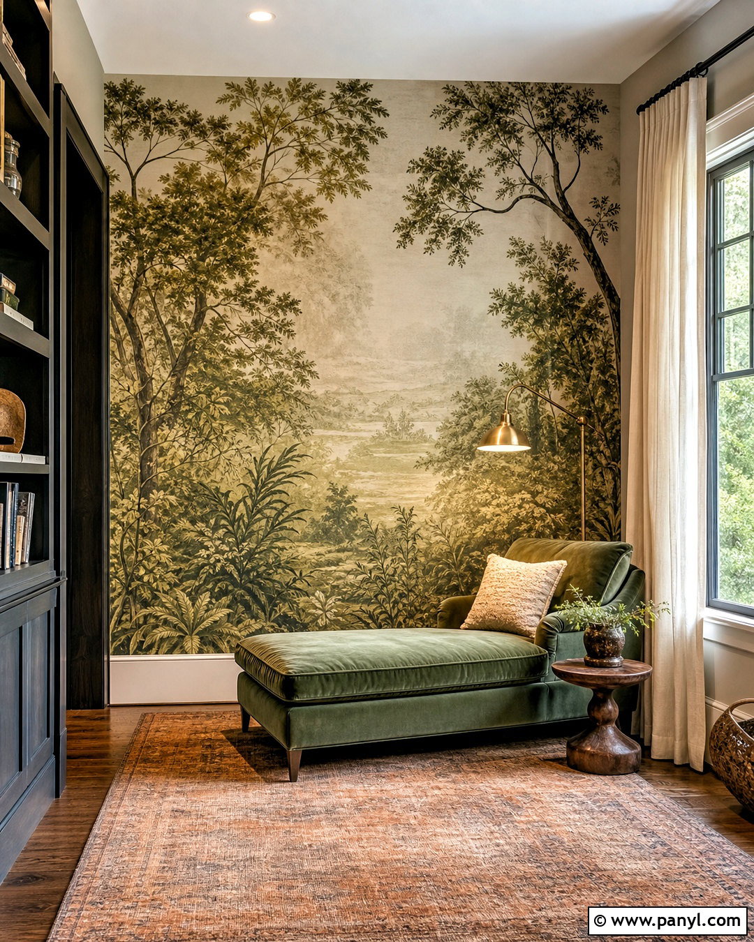 Botanical Mural Accent Wall - 20 accent wall designs