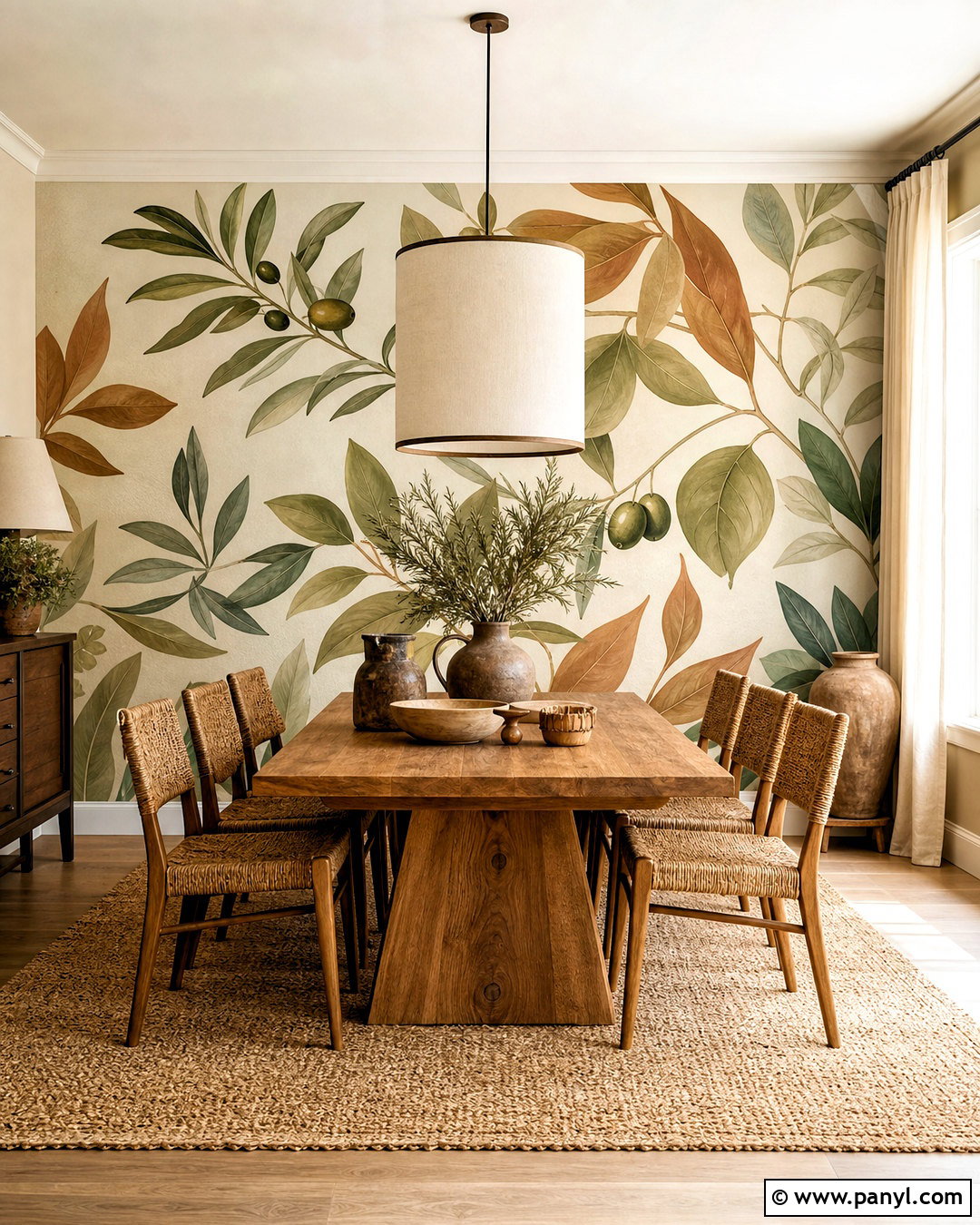 Botanical Mural Wall Painting - 20 fun wall painting ideas creative ideas