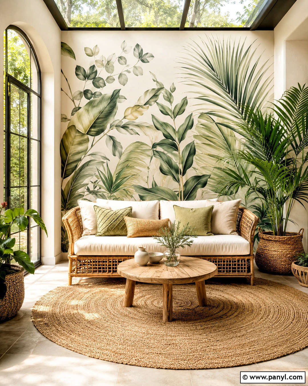 Botanical Mural Wall Painting - 20 cool wall painting ideas