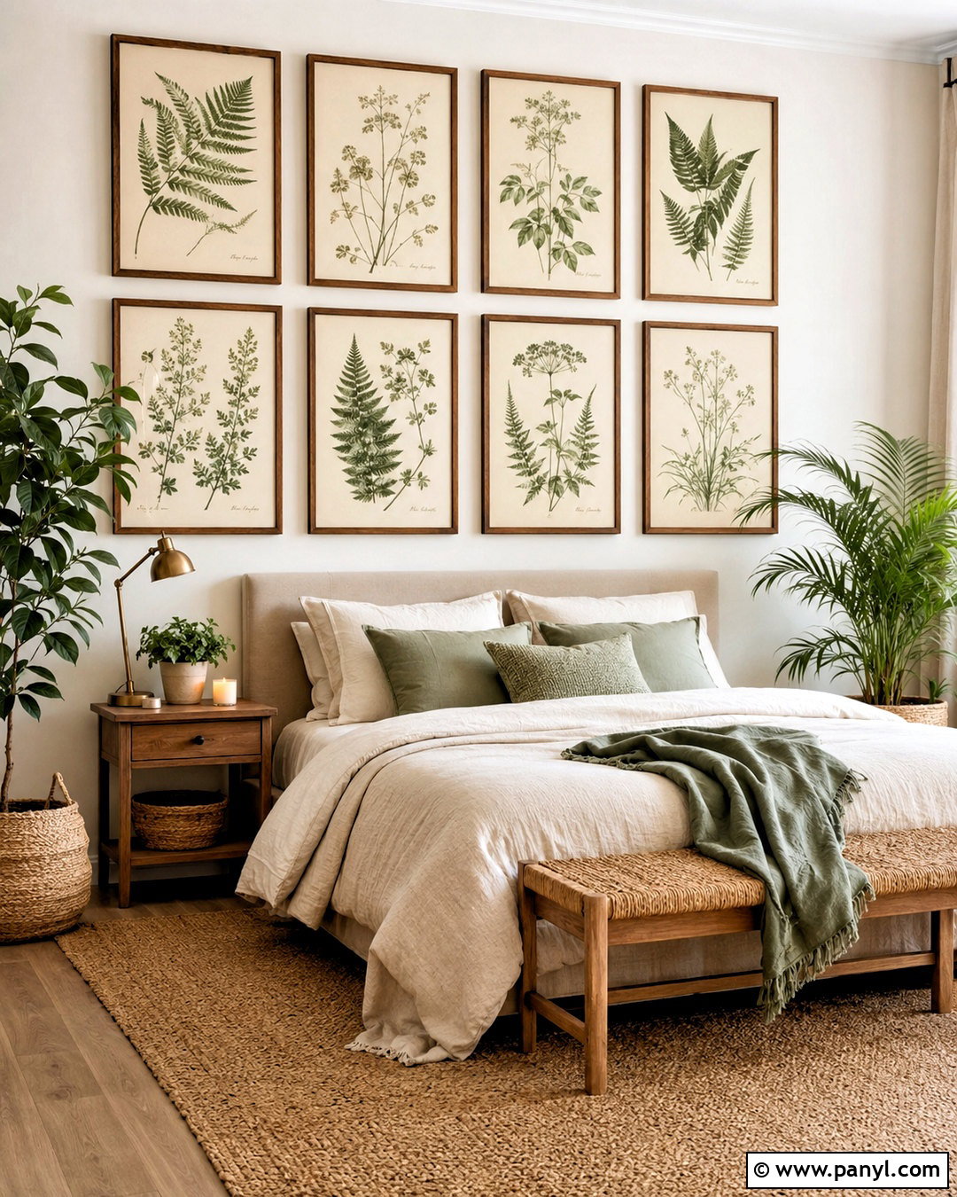 Botanical Poster Wall - 20 poster wall ideas aesthetic ideas