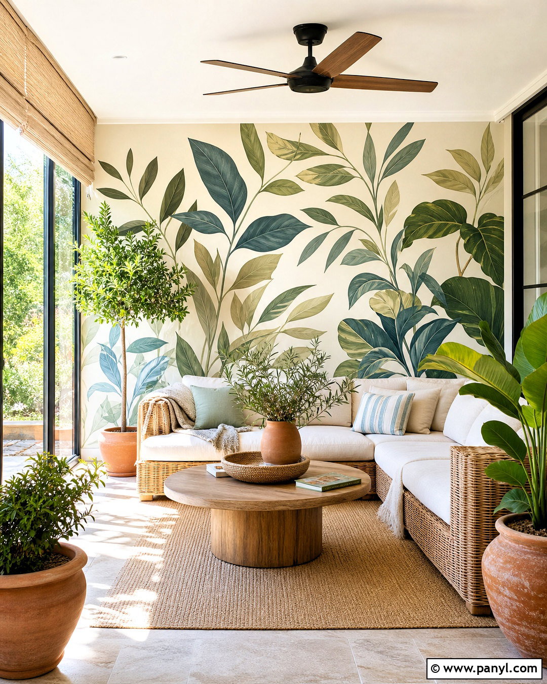 Botanical Wall Paint Design - 20 unique wall paint designs