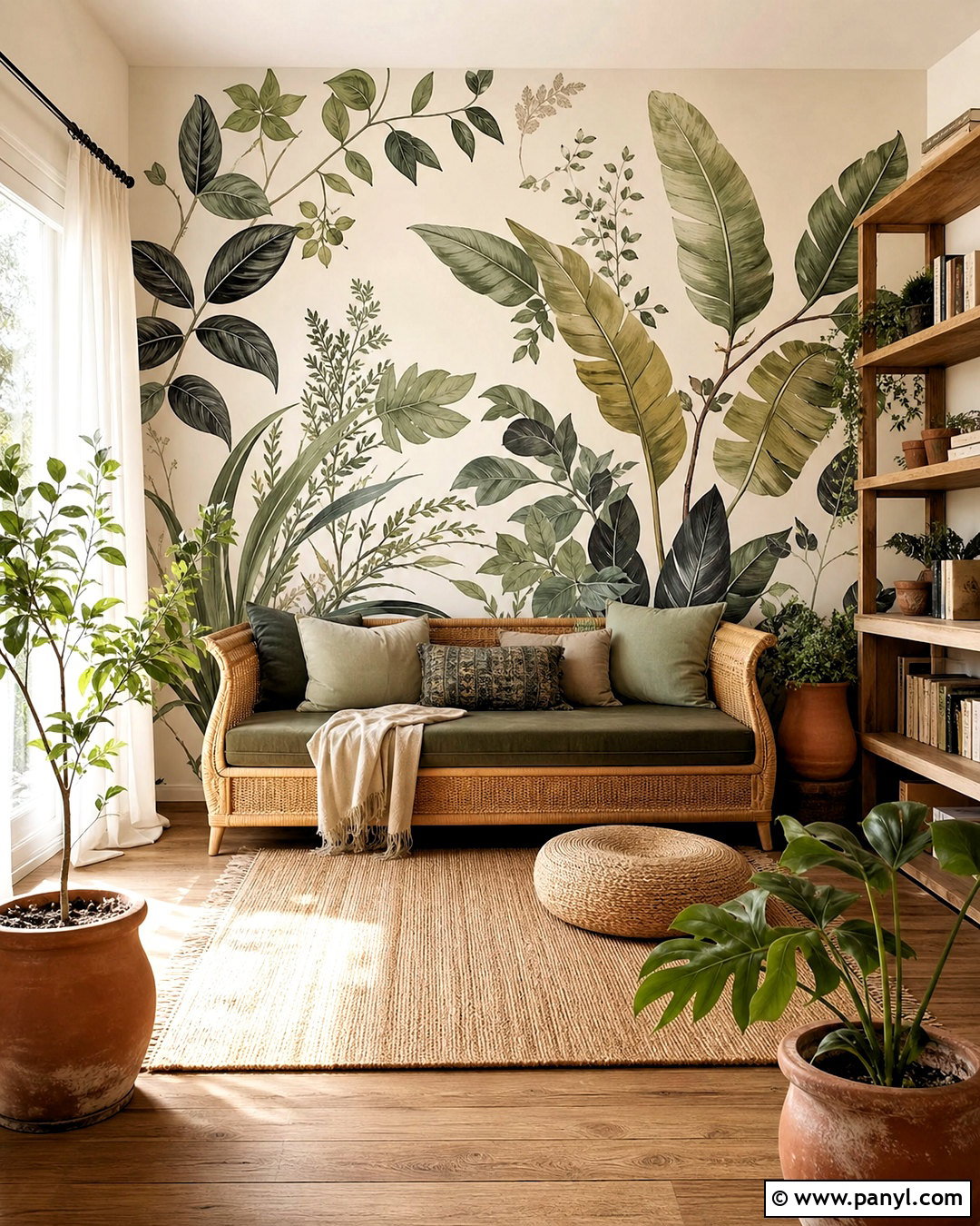 Botanical Wall Painting - 20 unique wall painting ideas