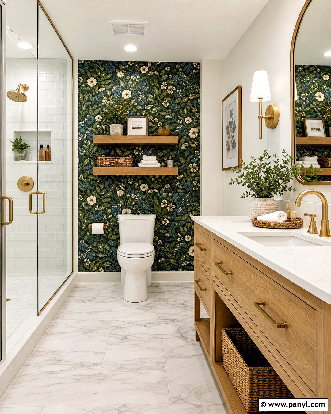 20 Behind Toilet Accent Wall Ideas for Small Bathroom Style
