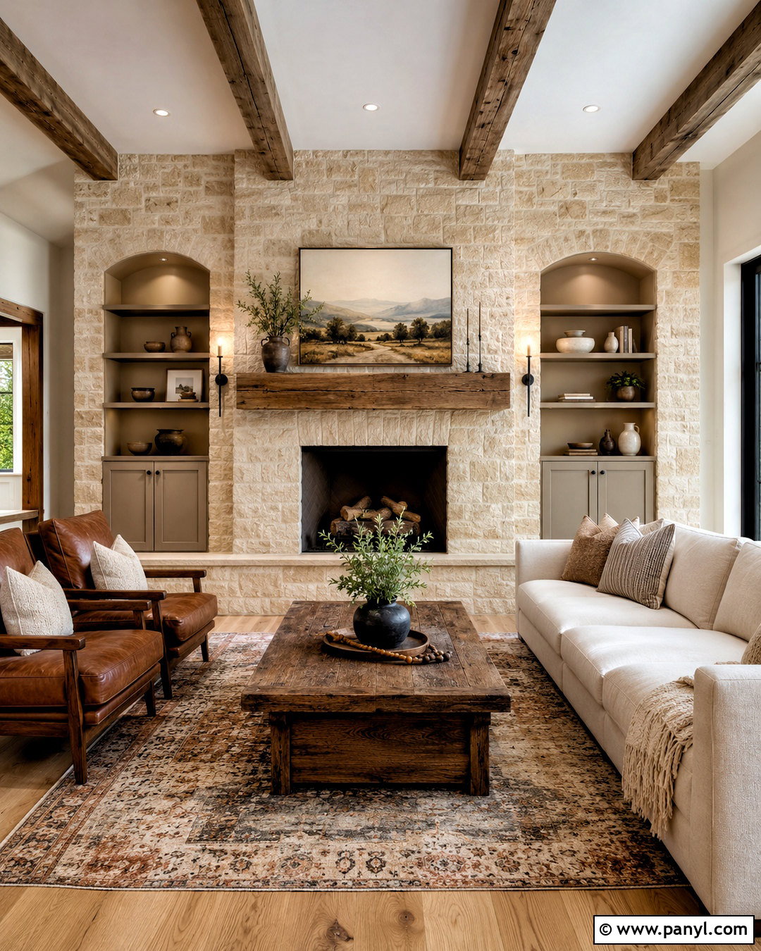 Botanical Wallpaper Living Room Wall - 20 living room wall designs