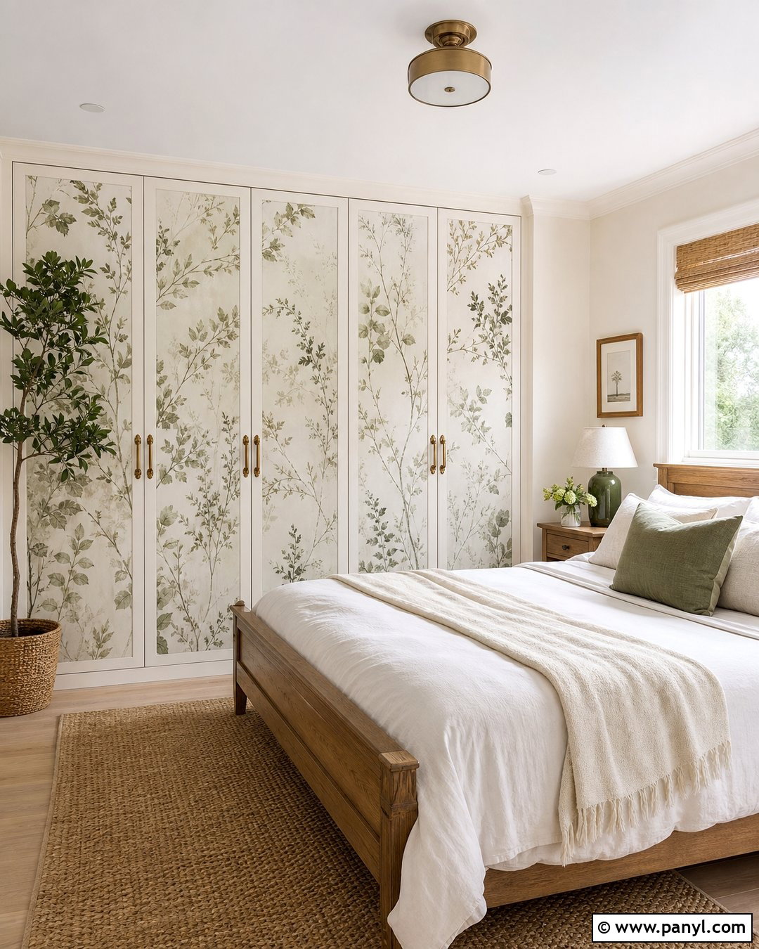 Botanical Wardrobe Wallpaper - 40 Wardrobe Wallpaper Ideas