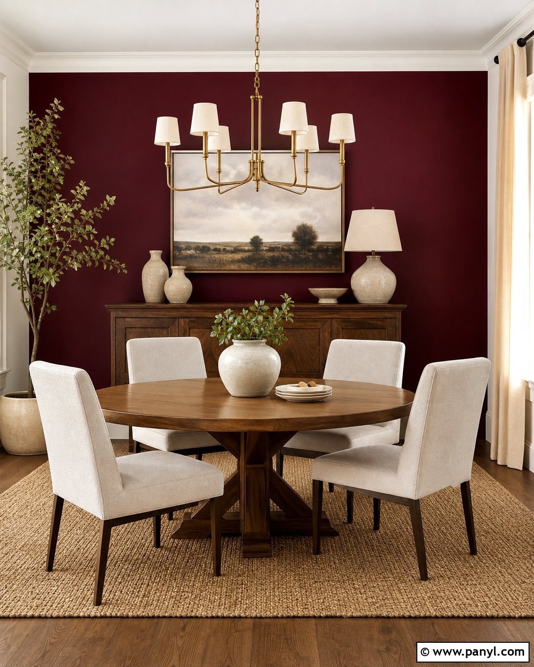 Bottle Of Bordeaux Accent Wall - 20 Burgundy Paint Colors Accent Walls