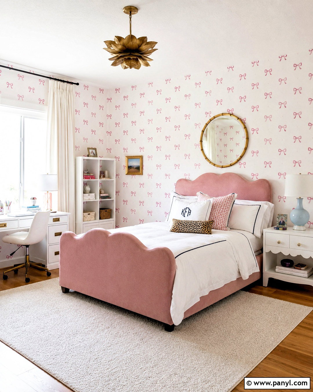 Bow Wallpaper Teen Bedroom - 20 preppy wallpaper ideas