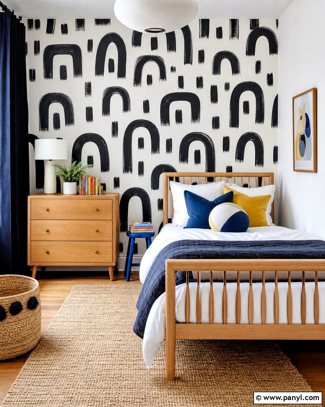 Boys Bedroom Black And White Accent Wall - 20 kids accent wall boys