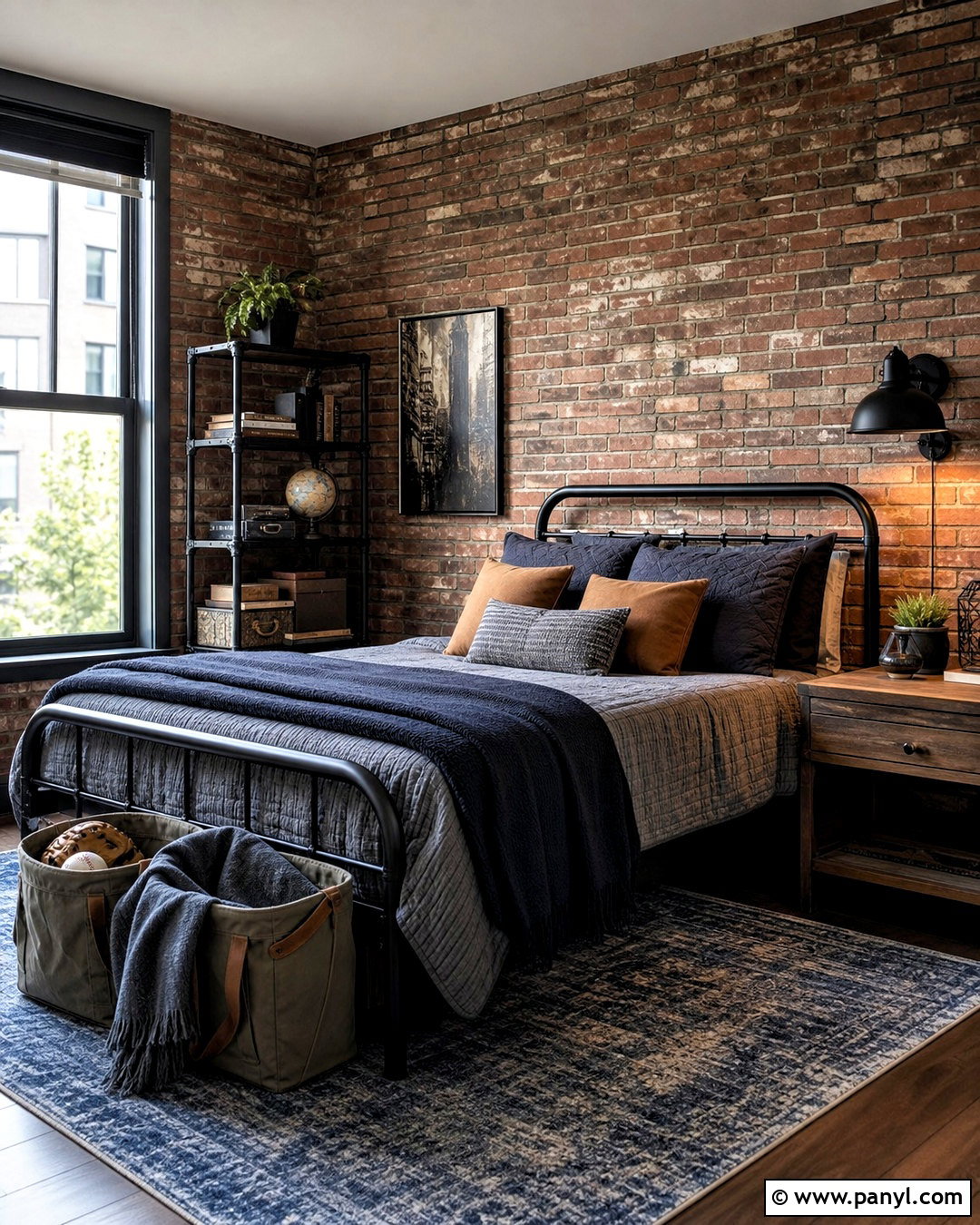 Boys Bedroom Brick Wallpaper Accent Wall - 20 kids accent wall boys