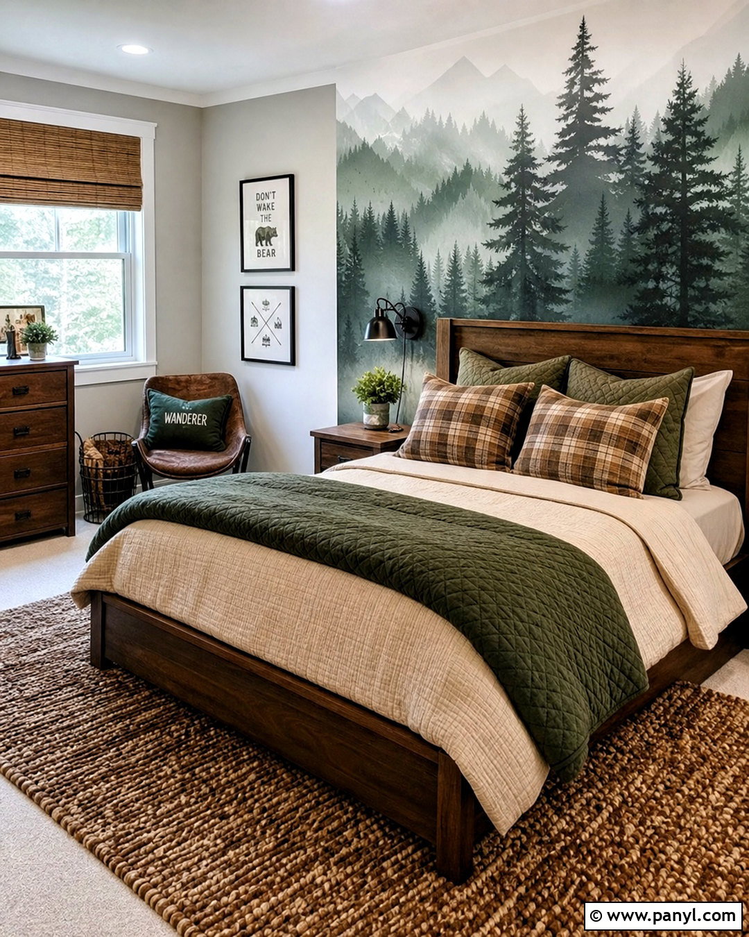 Boys Bedroom Forest Accent Wall - 20 kids accent wall boys