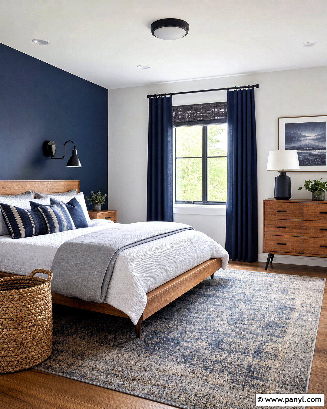 Boys Bedroom Navy Accent Wall - 20 kids accent wall boys