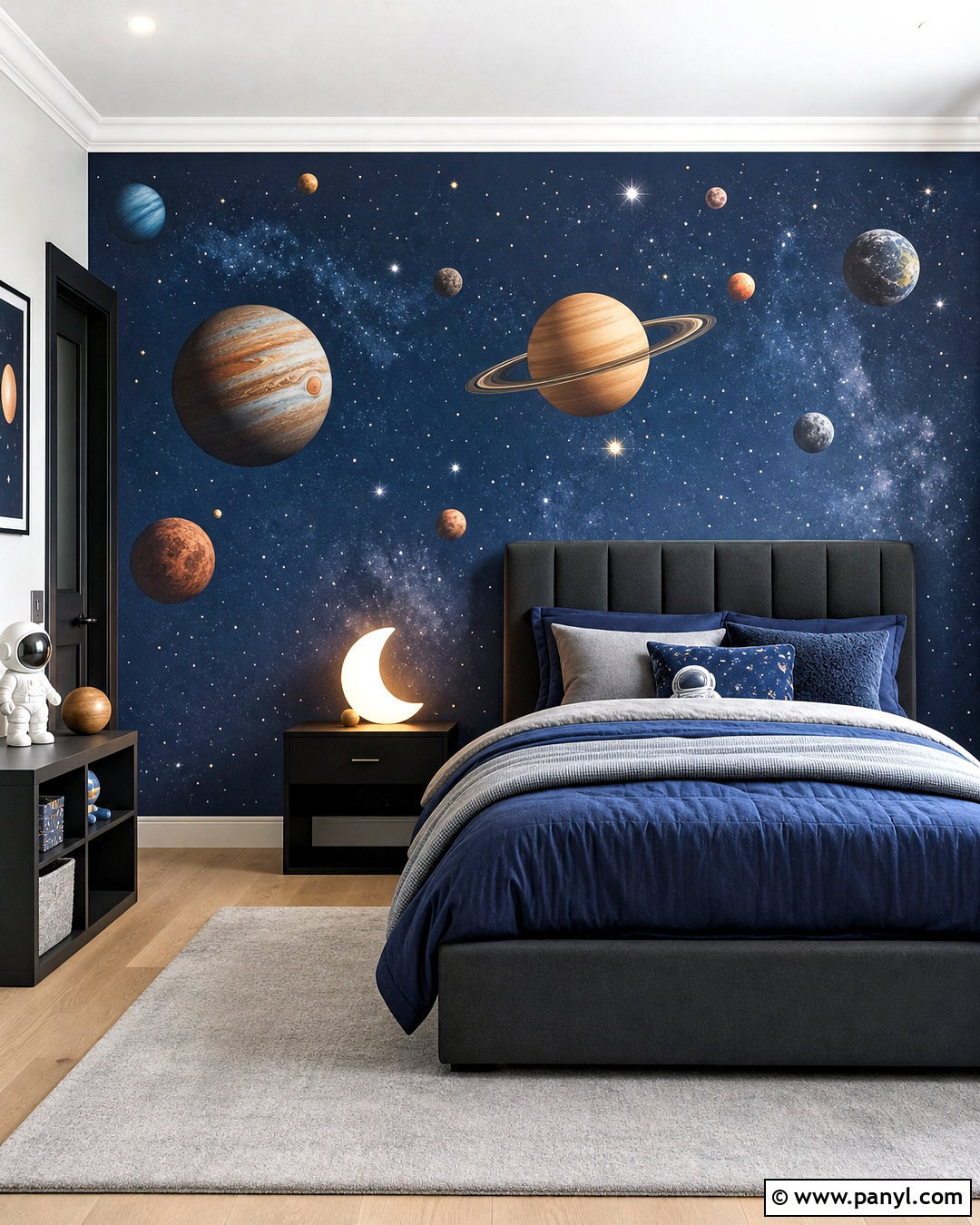 Boys Bedroom Space Wallpaper Accent Wall - 20 kids accent wall boys