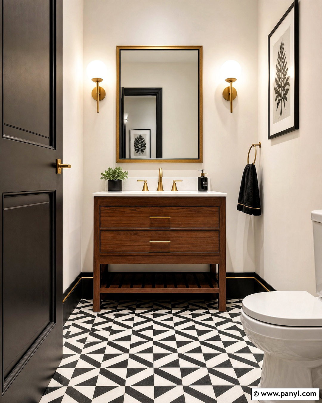 Brass Inlay Wall Skirting - 20 wall skirting ideas