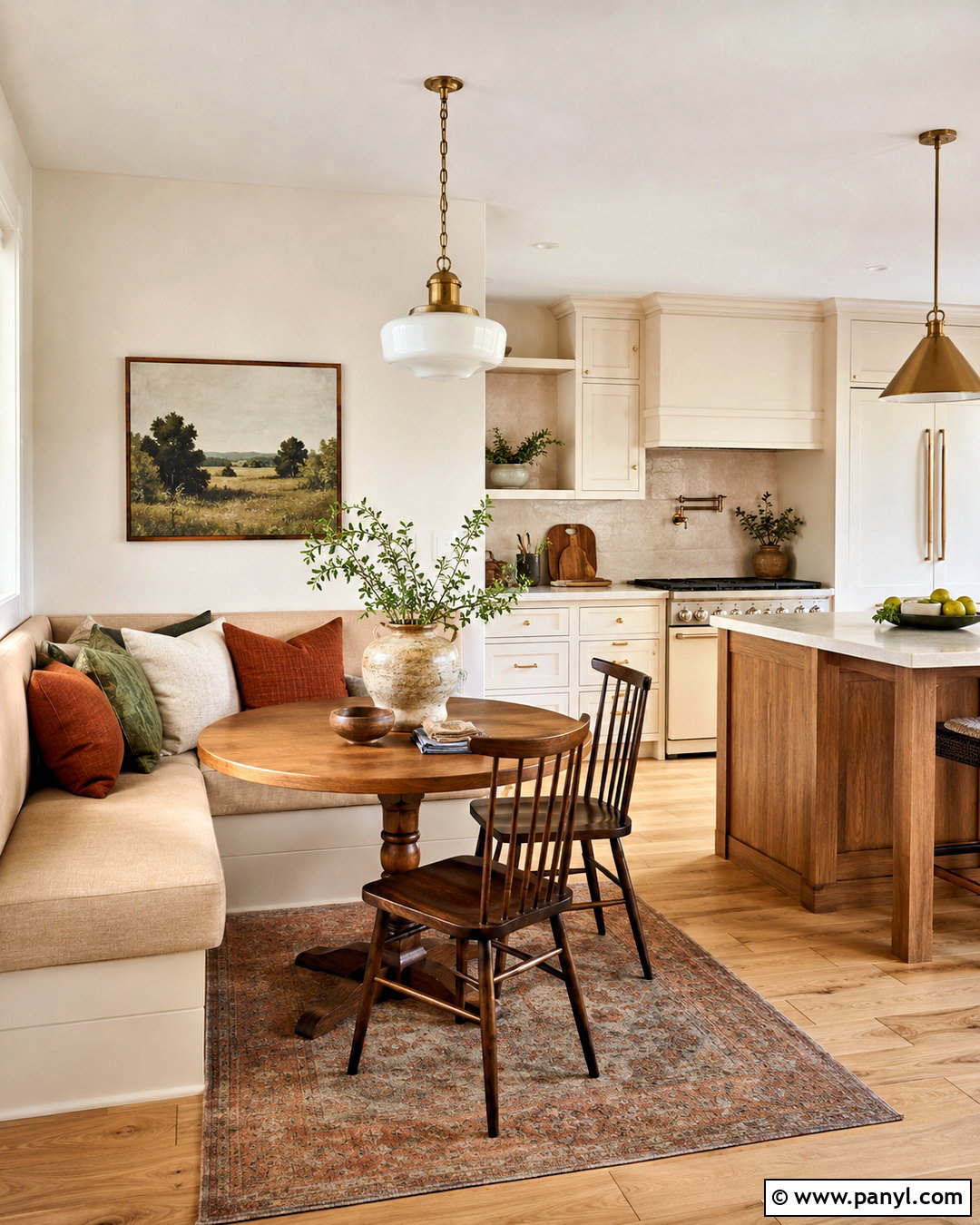 Breakfast Nook Kitchen - 20 cozy kitchen aesthetic ideas