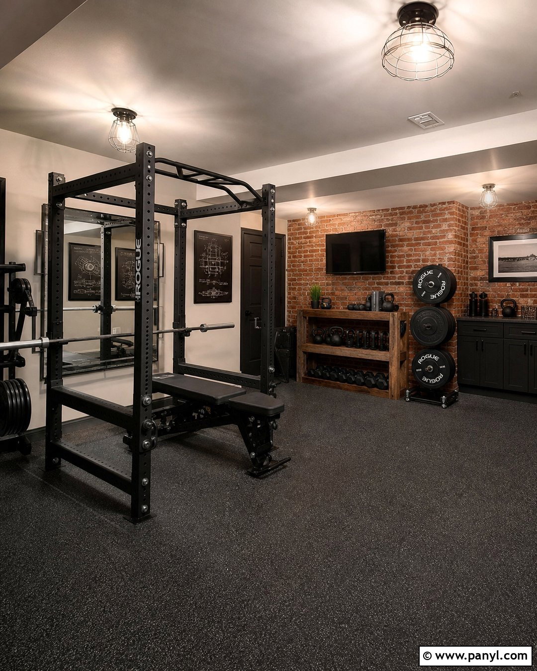Brick Accent Wall Gym - 20 Accent Wall Gym Ideas