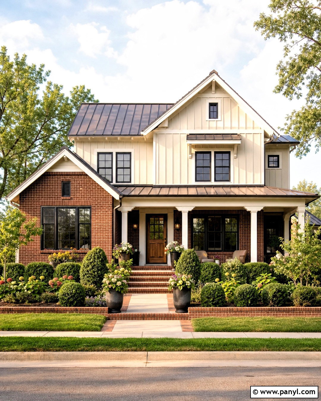 Brick And Board And Batten Exterior - 20 home exterior ideas