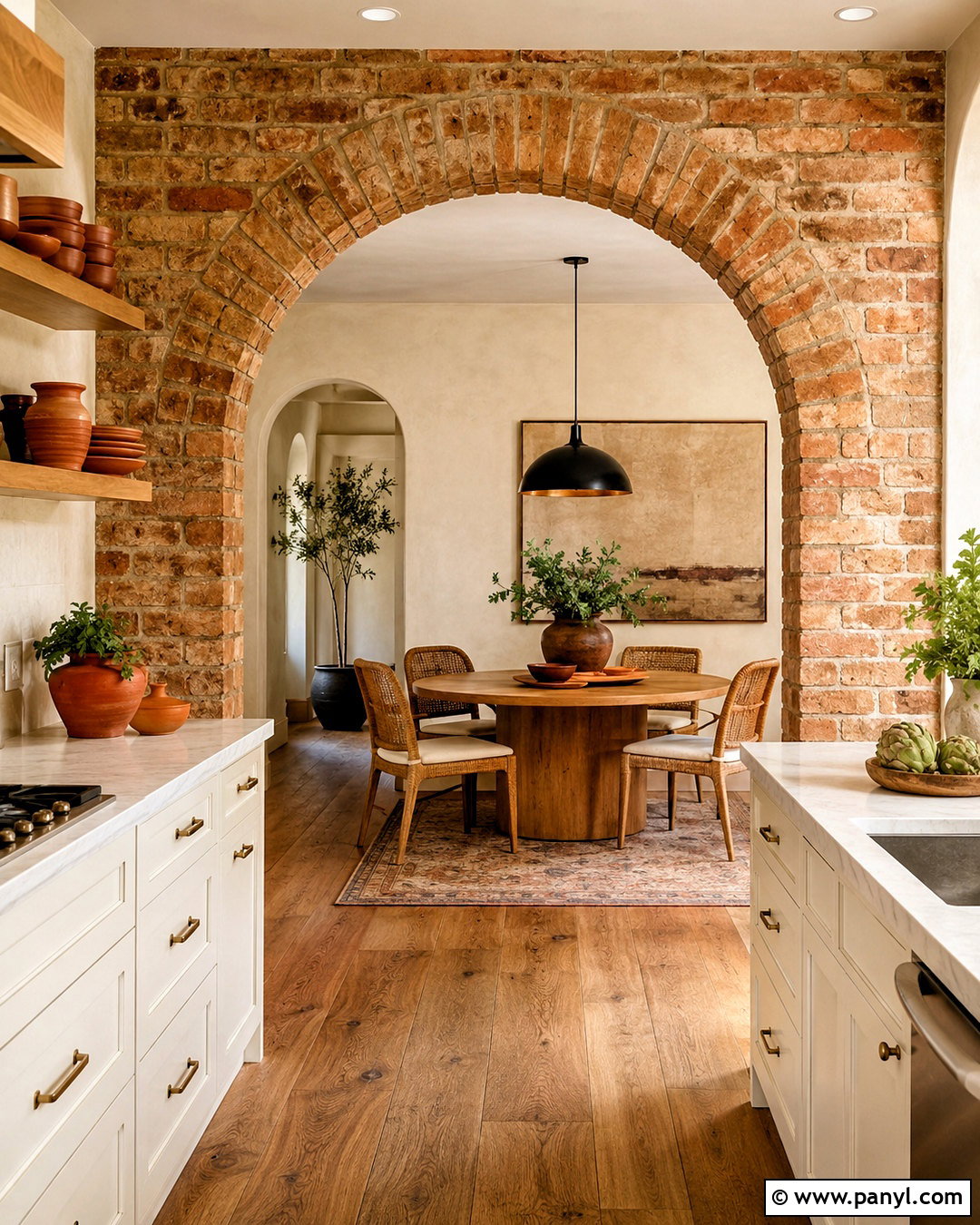 Brick Archway Wall - 20 brick wall examples