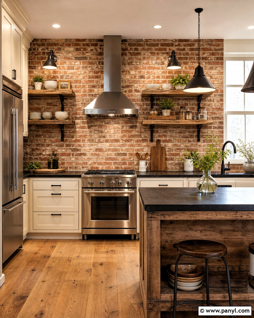 Brick Backsplash - 20 kitchen backsplash ideas
