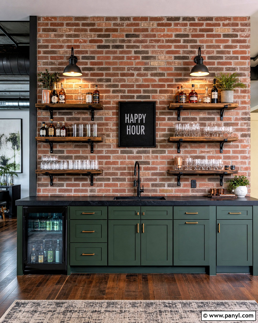 Brick Bar Wall - 20 behind bar wall ideas