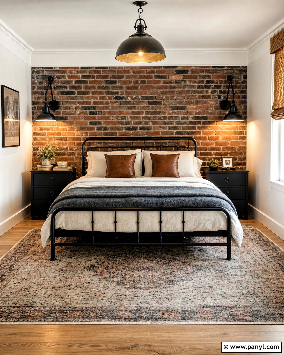 Brick Bedroom Statement Wall - 20 statement wall bedroom ideas