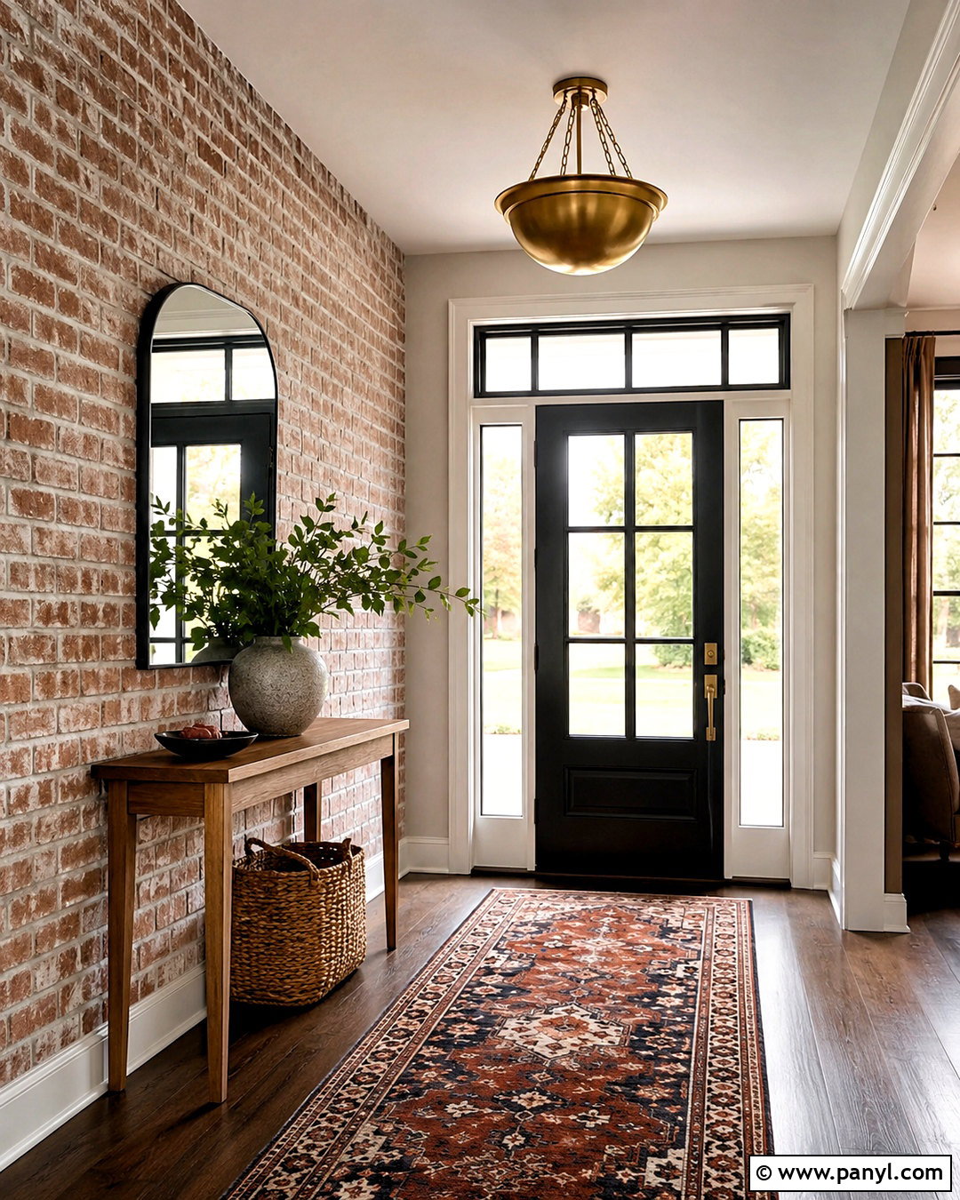 Brick Entryway Wall - 20 brick wall examples