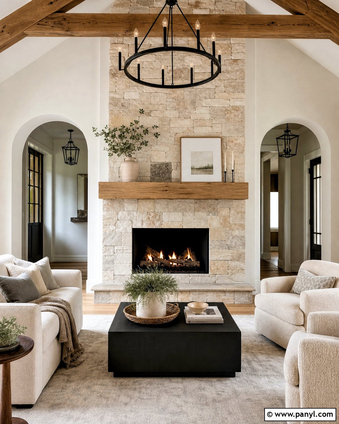 Brick Fireplace With Stone Veneer - 20 updating fireplace brick ideas