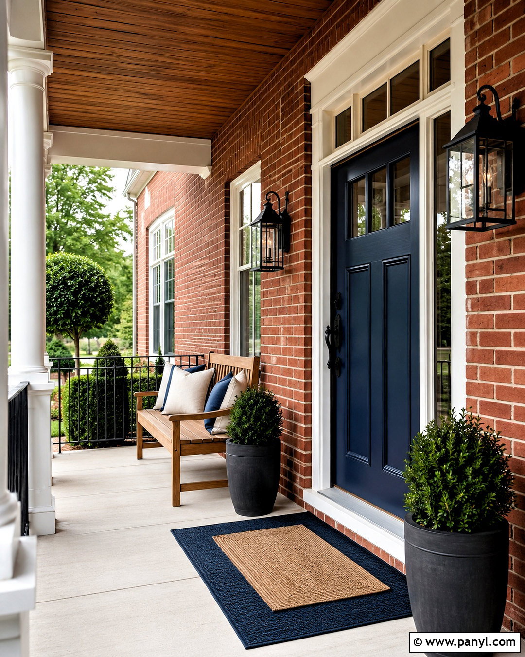 Brick Front Porch Wall - 20 brick wall examples