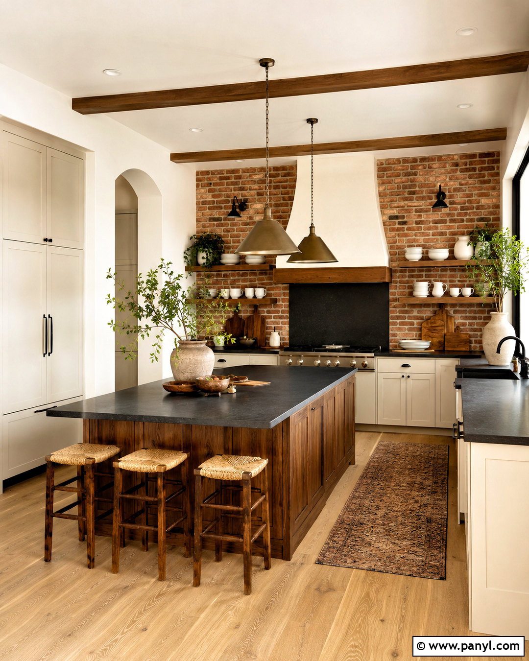 Brick Kitchen Backsplash Wall - 20 brick wall examples