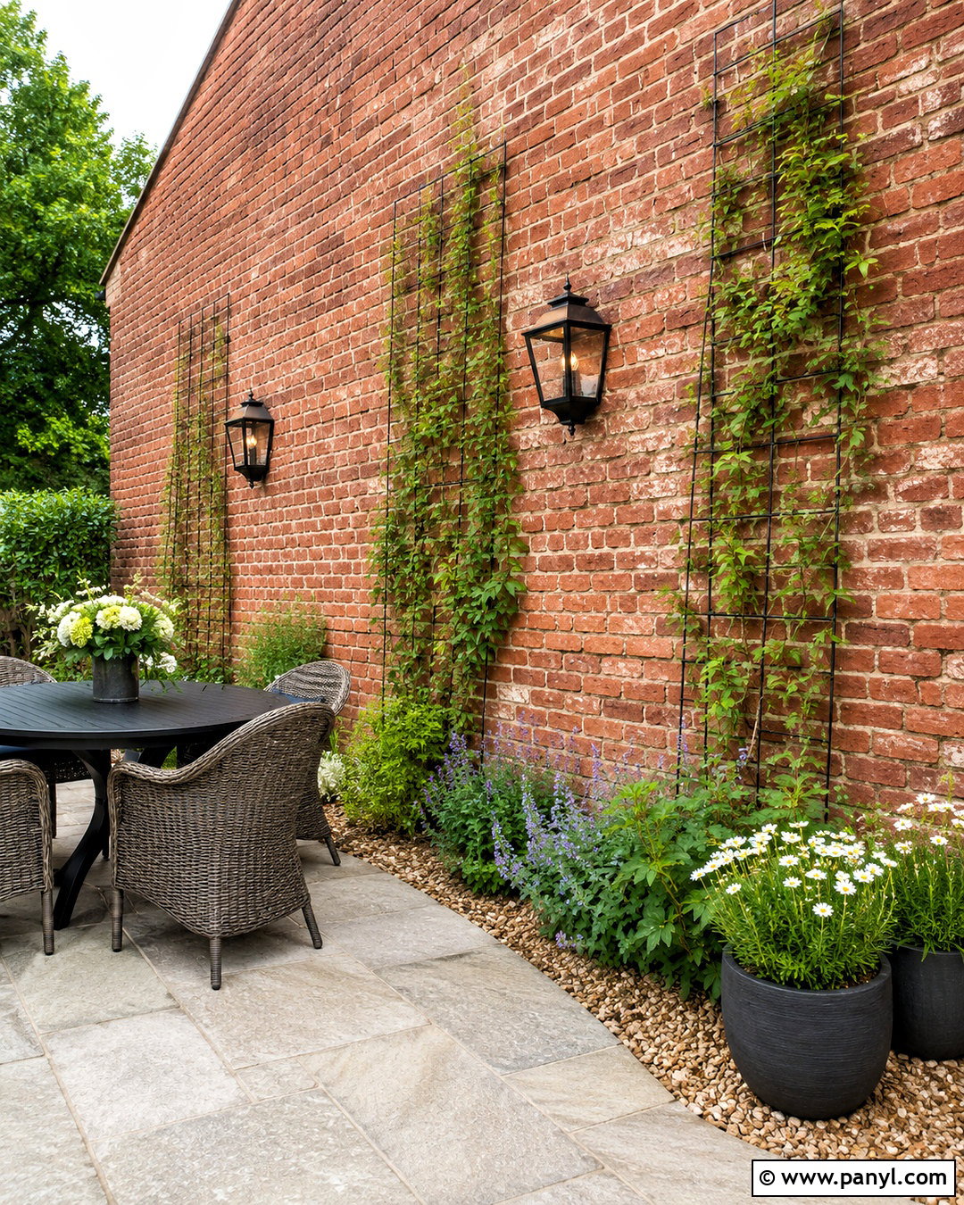 Brick Outside Wall With Vines - 20 outside wall ideas