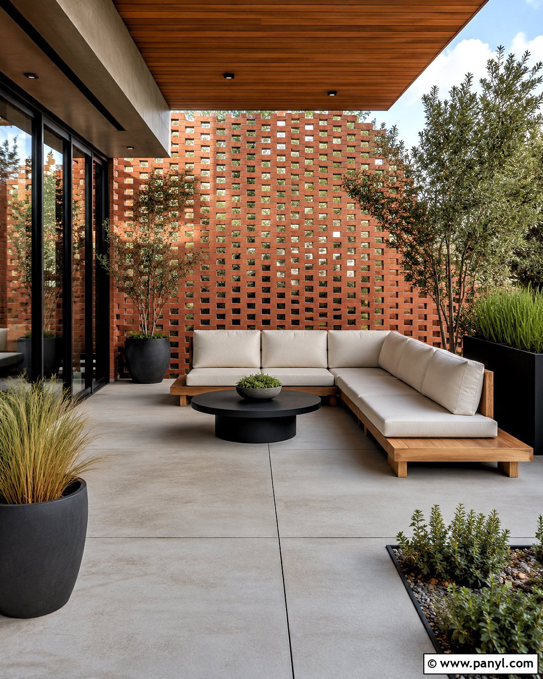 Brick Privacy Screen Wall - 20 brick wall examples