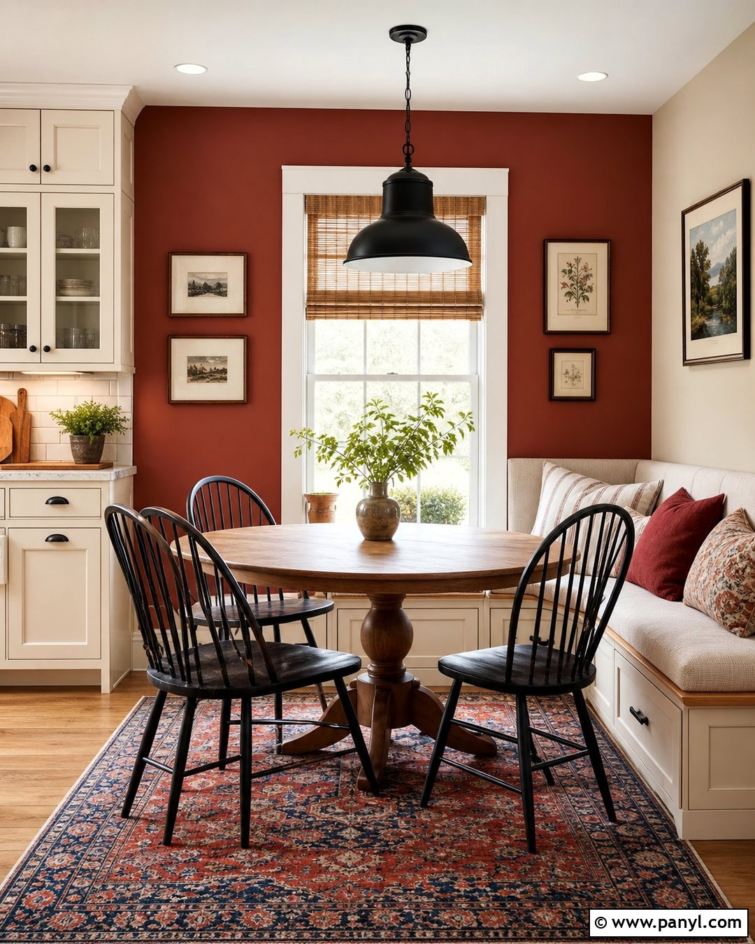 Brick Red Accent Wall - 30 accent wall paint colors