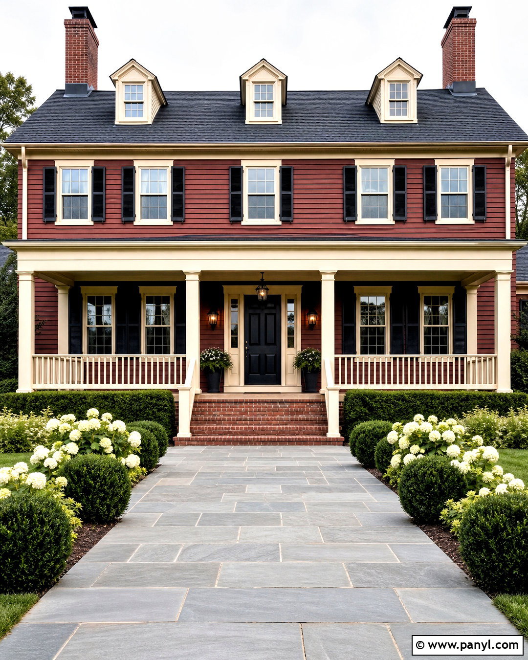 Brick Red And Cream Exterior Color Combination - 20 home outer colour combination ideas