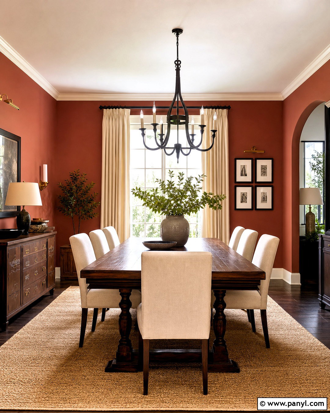 Brick Red Dining Room Paint - 20 warm paint colors for home ideas