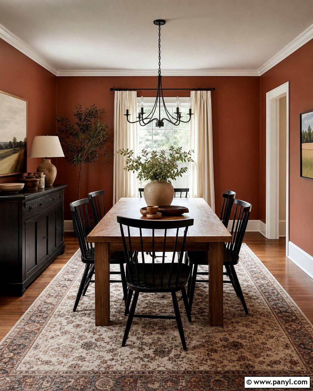 Brick Red Dining Room Wall Color - 50 wall colour ideas