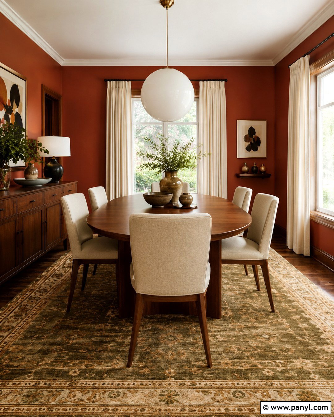 Brick Red Dining Room Walls - 20 70S Wall Paint Colors