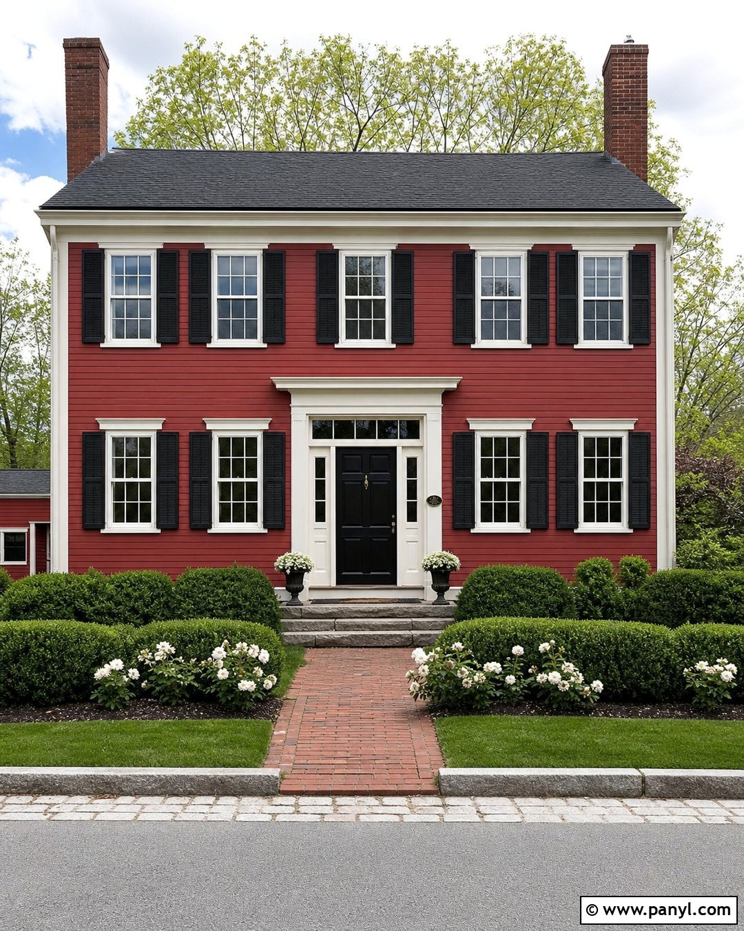 Brick Red Exterior Wall Paint - 35 exterior wall paint ideas