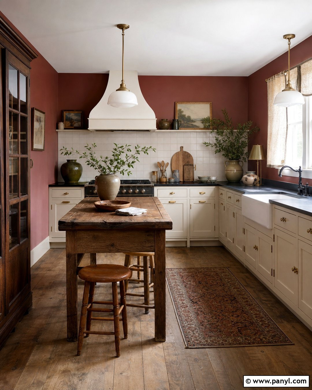 Brick Red Kitchen Walls - 35 Kitchen Color Ideas For Walls