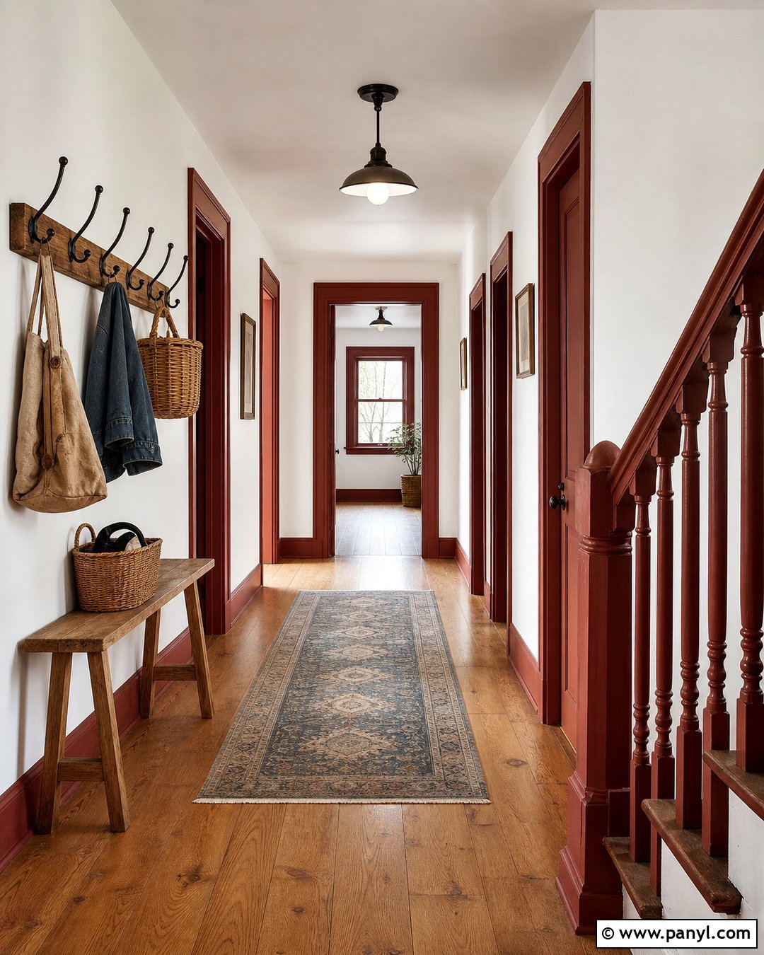 25 White Wall Colored Trim Ideas for Playful, Polished Rooms
