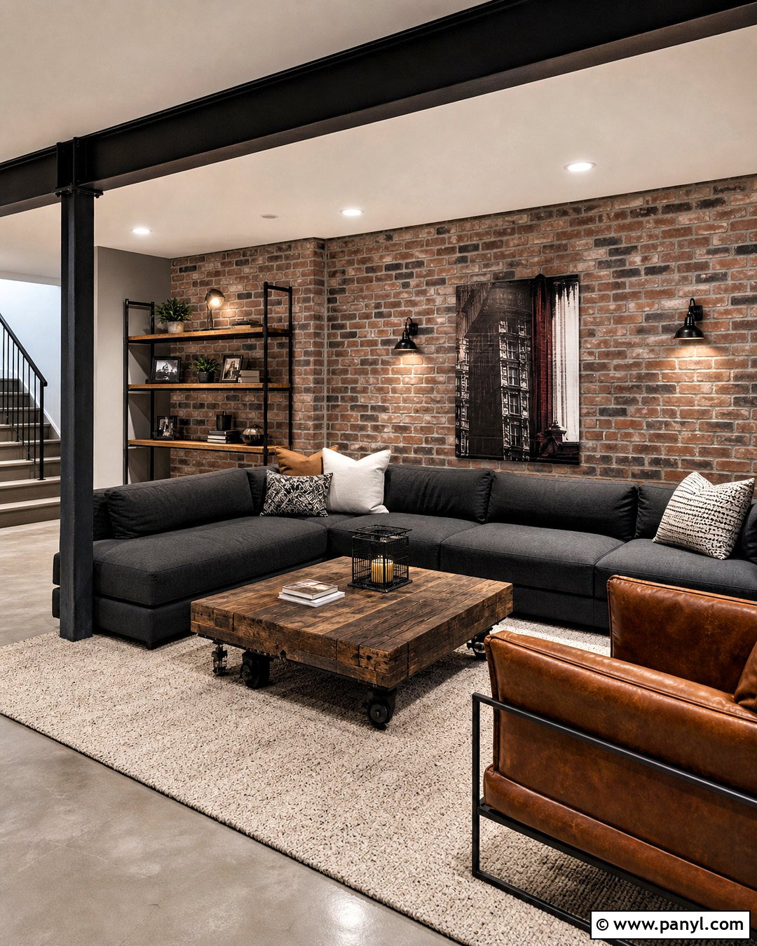 Brick Stencil Spray Paint Wall - 20 spray paint wall ideas