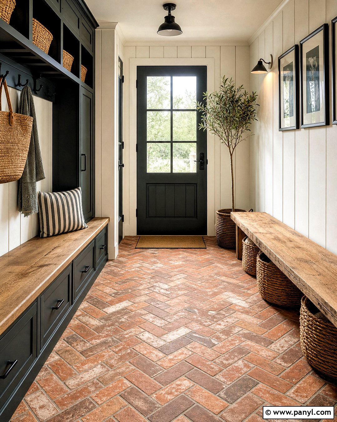 Brick Tile Herringbone Pattern - 20 flooring pattern design tiles