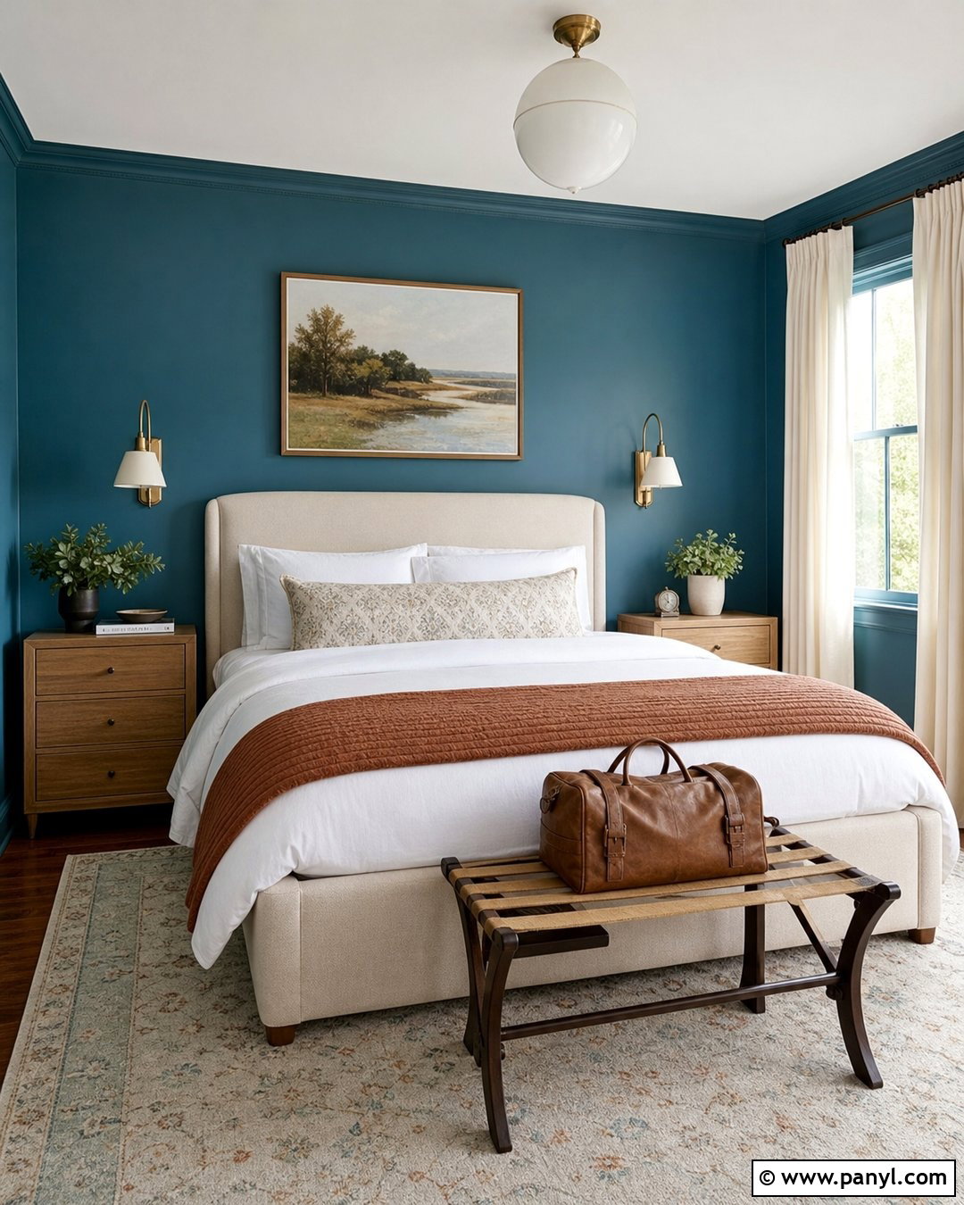 Bright Blue Guest Room Walls - 20 Bright Blue Wall Color Ideas